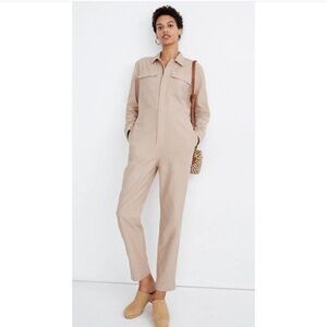 Madewell zip front coverall jumpsuit XS